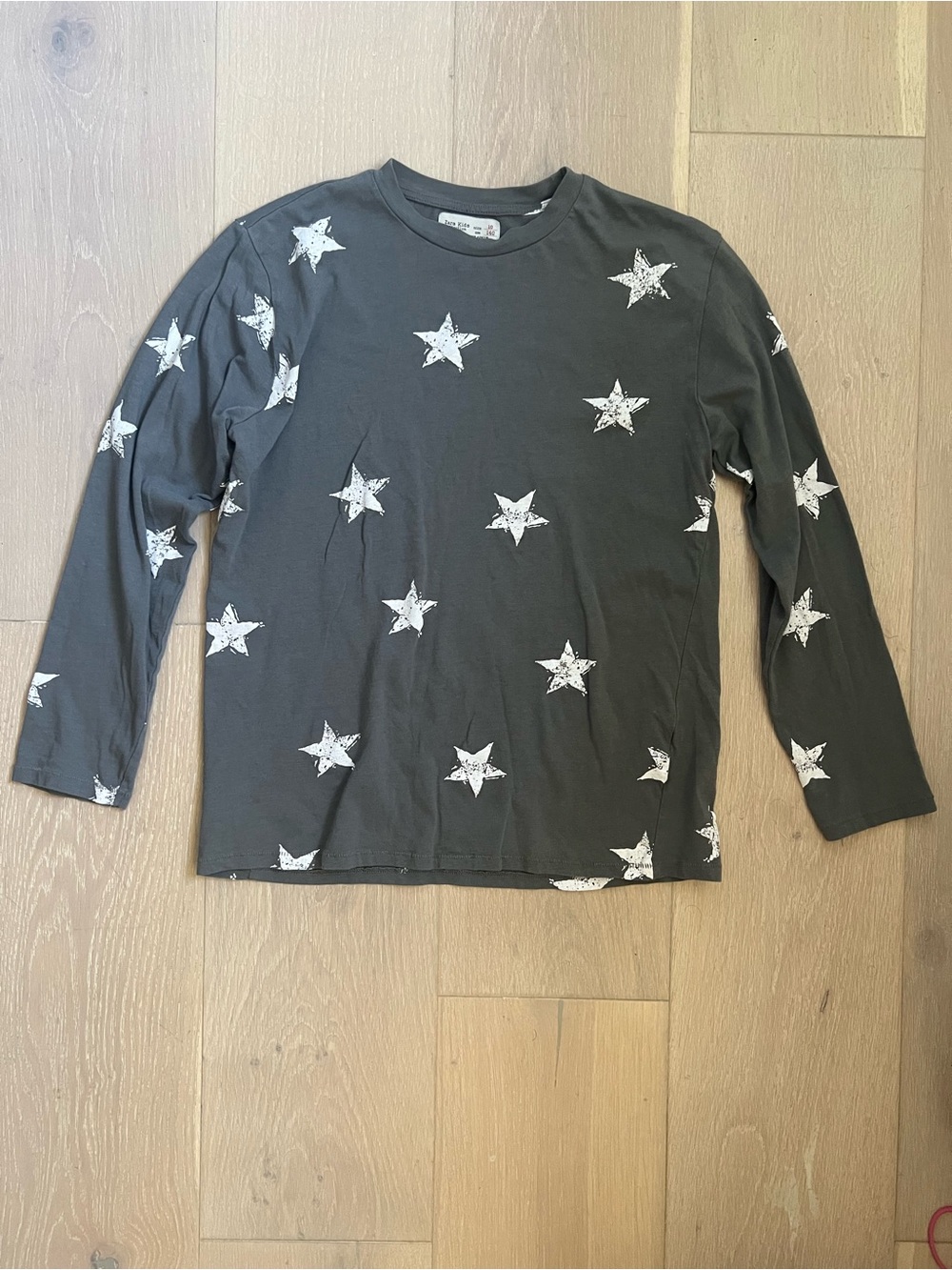 Kids boys Long-Sleeve Star Print Tee - Black